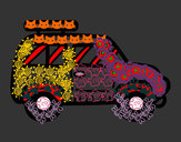 Desenho Carro com porta-malas pintado por william212