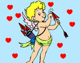 Desenho Cupido  pintado por Prenda Mi