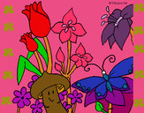 Desenho Fauna e Flora pintado por Jhessica