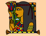 Desenho Cleopatra pintado por ImShampoo