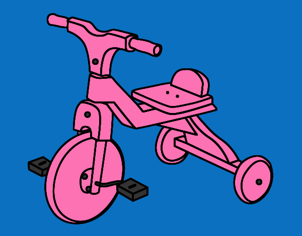 Desenho Triciclo infante pintado por lipejulia