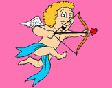 Desenho Cupido alegre pintado por ImShampoo