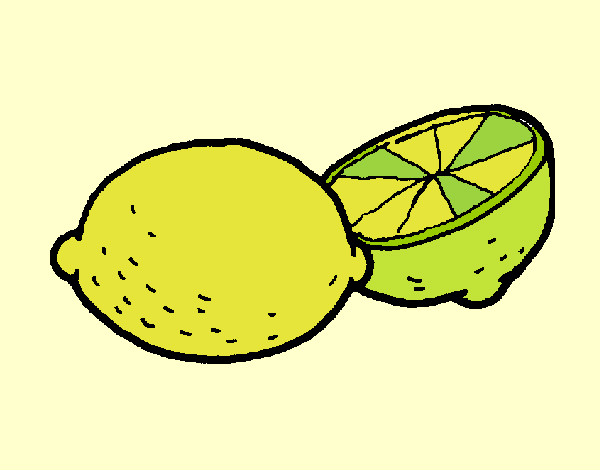 Desenho Limão pintado por ImShampoo