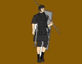Desenho Soldado romano pintado por hunk