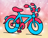 Desenho Bicicleta com buzina pintado por itapuca