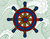 Desenho Roda do leme pintado por ImShampoo