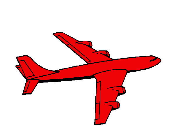 Desenho Avião pintado por matheus150