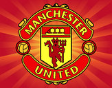 Desenho Emblema do Manchester United pintado por Luisao
