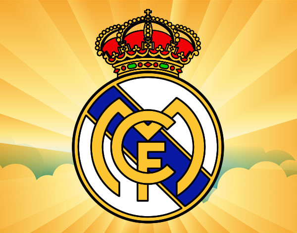 Desenho Emblema do Real Madrid C.F. pintado por Luisao