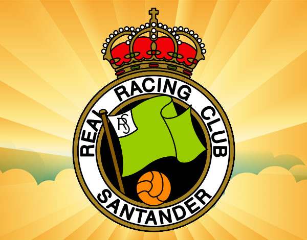 Desenho Emblema do Real Racing Club de Santander pintado por Luisao