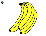Desenho Plátanos pintado por Melanie
