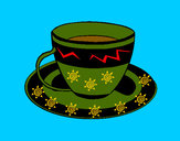 Desenho Taça de café pintado por ImShampoo