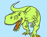 Desenho Tiranossaurus Rex aborrecido pintado por nicoli 