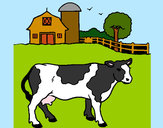 Desenho Vaca a pastar pintado por ImShampoo