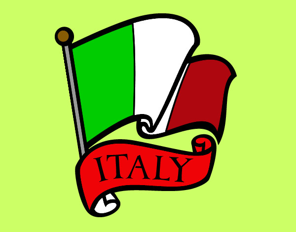 Desenho Bandeira da Itália pintado por nercilia