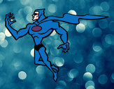 Desenho Super herói poderoso pintado por Kurumi