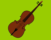 Desenho Violino pintado por ImShampoo
