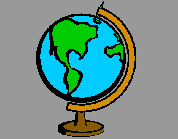 Desenho Bola do mundo II pintado por valerio