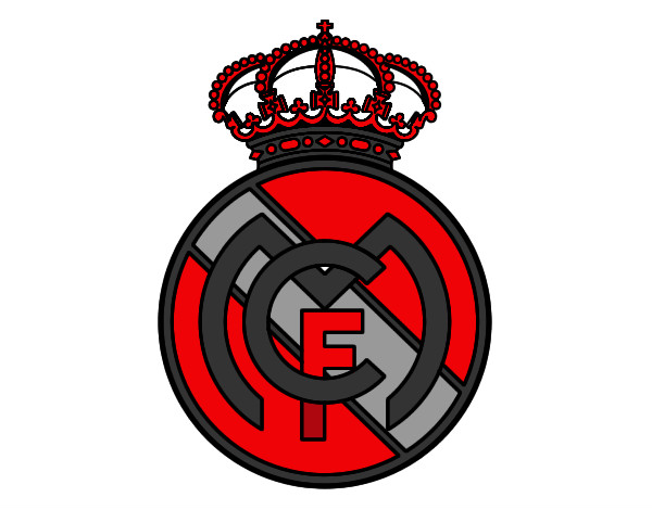 Desenho Emblema do Real Madrid C.F. pintado por joaochagas