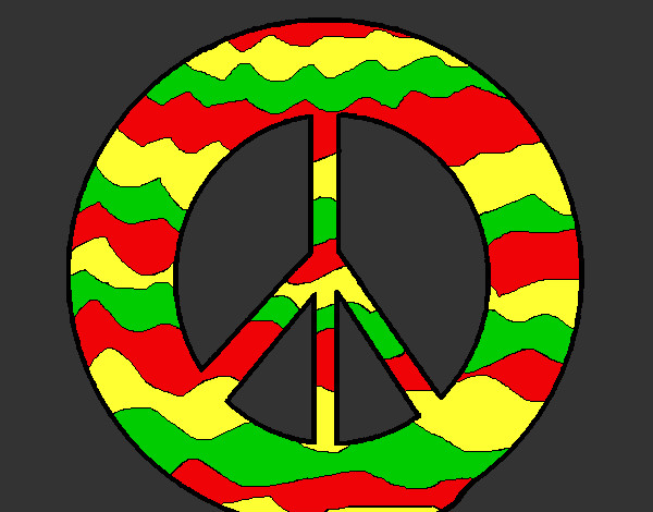 Desenho Símbolo da paz pintado por igor99749