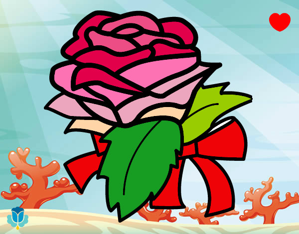 Desenho Rosa, flor pintado por jmarioptu