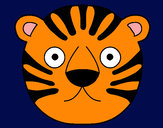 Desenho Tigre II pintado por miminha13