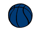 Desenho Bola de basquete pintado por leorodri