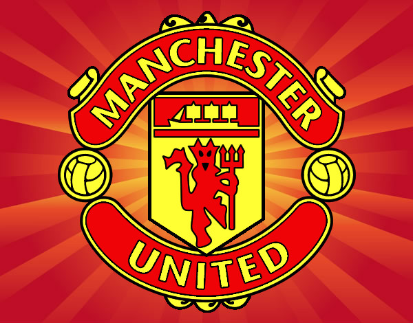 Desenho Emblema do Manchester United pintado por MayAlmeida