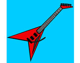 Desenho Guitarra elétrica II pintado por nelson7894