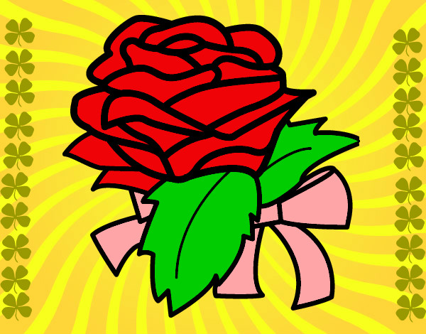 Desenho Rosa, flor pintado por zahra