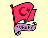 Desenho Bandeira da Turquia pintado por nataliasa