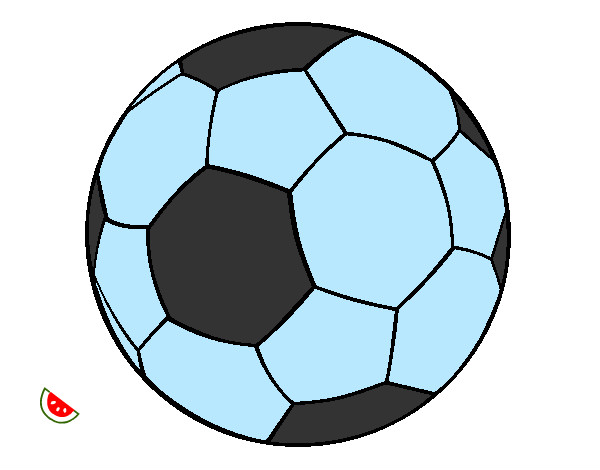 Desenho de bola de futebol pintado e colorido por Ediuilson o dia ...