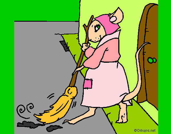 Desenho La ratita presumida 1 pintado por SARAH-