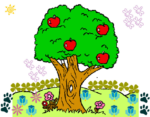 Desenho Macieira  pintado por daliana