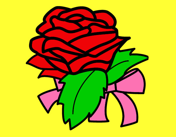 Desenho Rosa, flor pintado por GIOVANA1