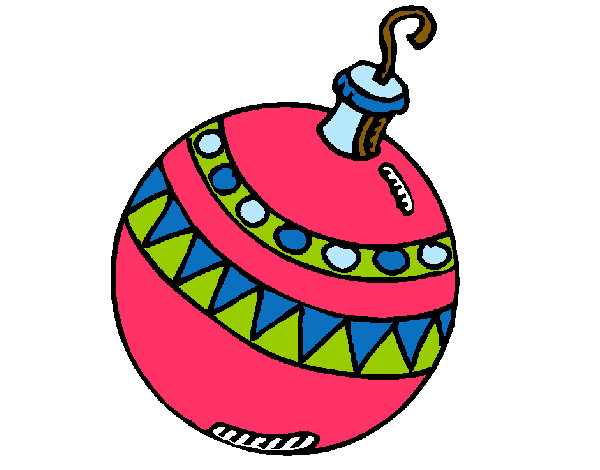 Desenho Bola de natal pintado por daisy
