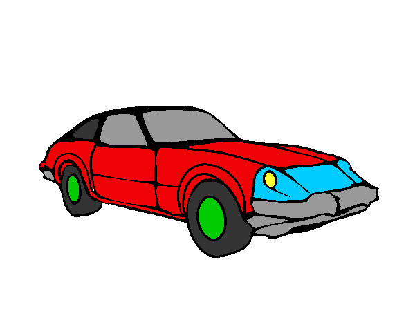Desenho Carro desportivo pintado por martns