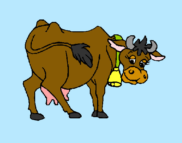 Desenho Vaca 2 pintado por ImShampoo