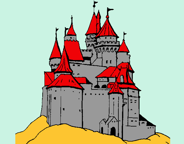 Desenho Castelo medieval pintado por daniel7
