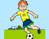 Desenho Jogar futebol pintado por ImShampoo