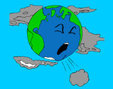 Desenho Terra doente pintado por nickriri