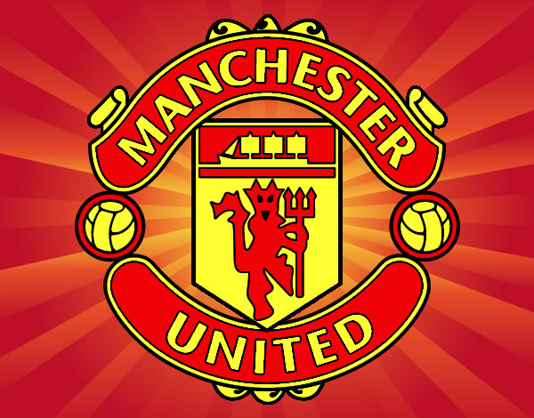 Desenho Emblema do Manchester United pintado por lincoln