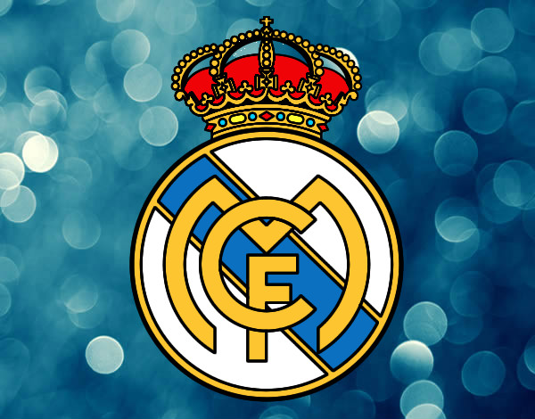Desenho Emblema do Real Madrid C.F. pintado por lincoln