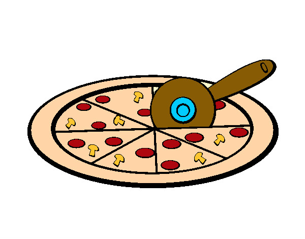 Desenho Pizza pintado por rafaellafo