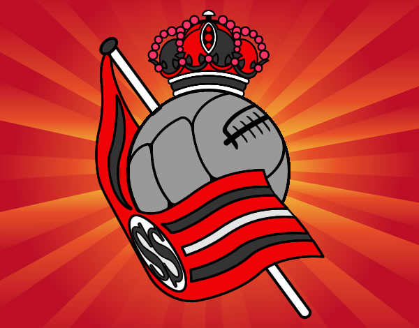 Desenho Emblema do Real Sociedad de Fútbol pintado por Ruanpablo