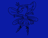 Desenho Fada com alas pintado por lulybel