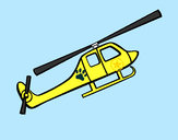 Desenho Helicóptero brinquedo pintado por helicptero