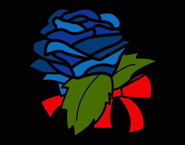 Desenho Rosa, flor pintado por ImShampoo