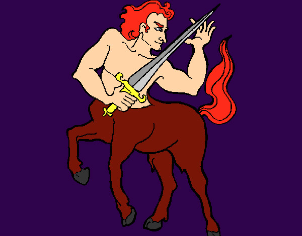Desenho Centauro pintado por ImShampoo
