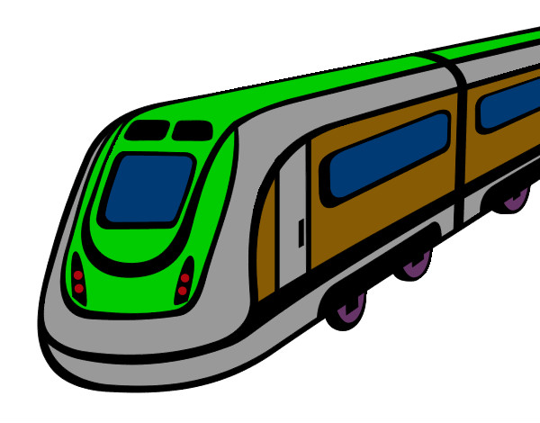 Desenho Comboio de alta velocidade pintado por NICKINHO